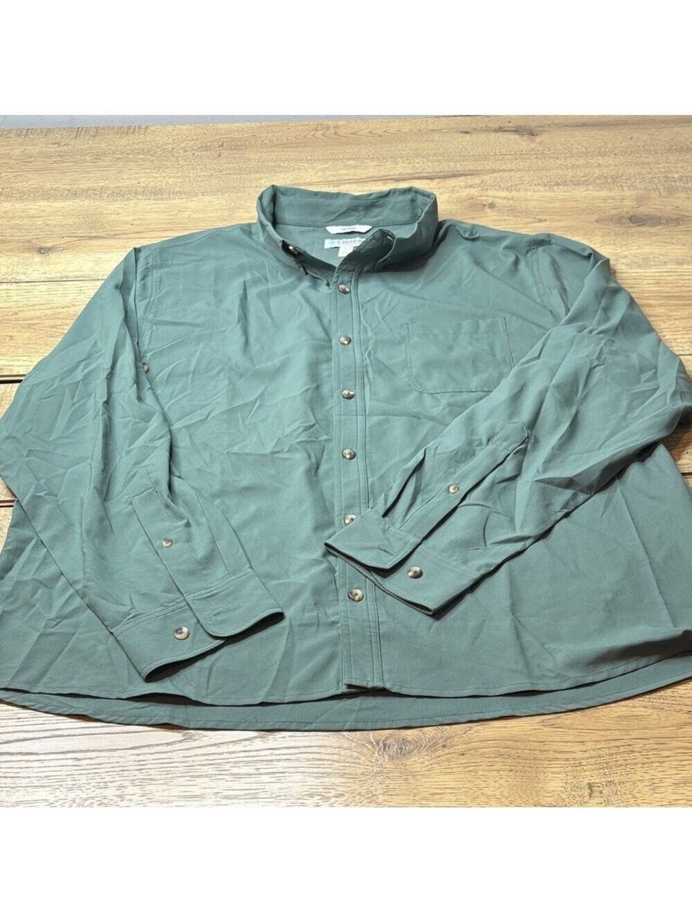 Men’s Coolibar Green Sun Protection Shirt Size XXL- NWOT
